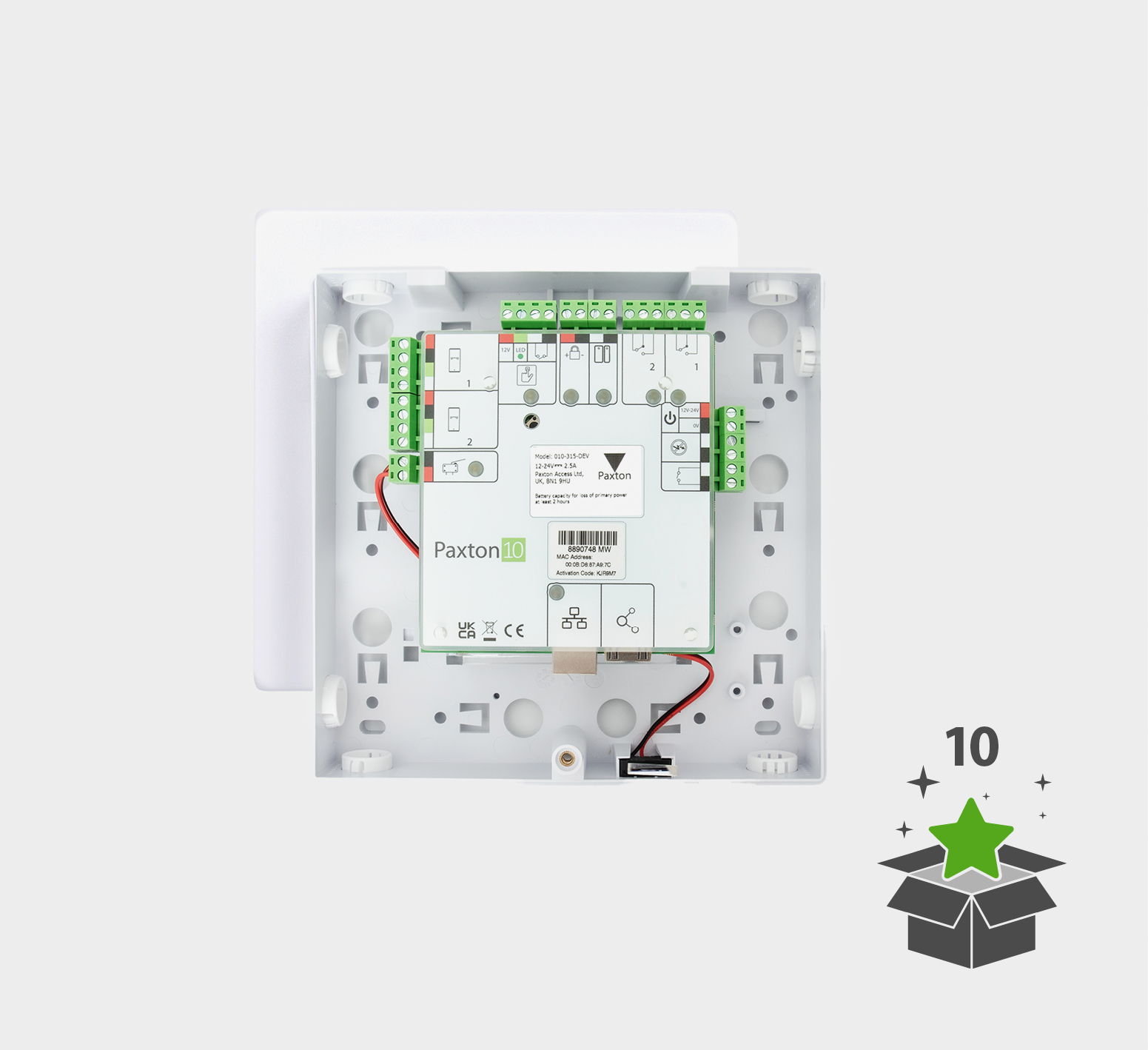 Paxton10 - Single-door controller, with plastic housing | Paxton